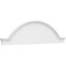 Ekena Millwork Segment Arch W/ Flankers Smooth Architectural Grade PVC Pediment, 82"W x 21-1/2"H x 2-1/2"P PEDPS082X215SGF00 - alternate 1